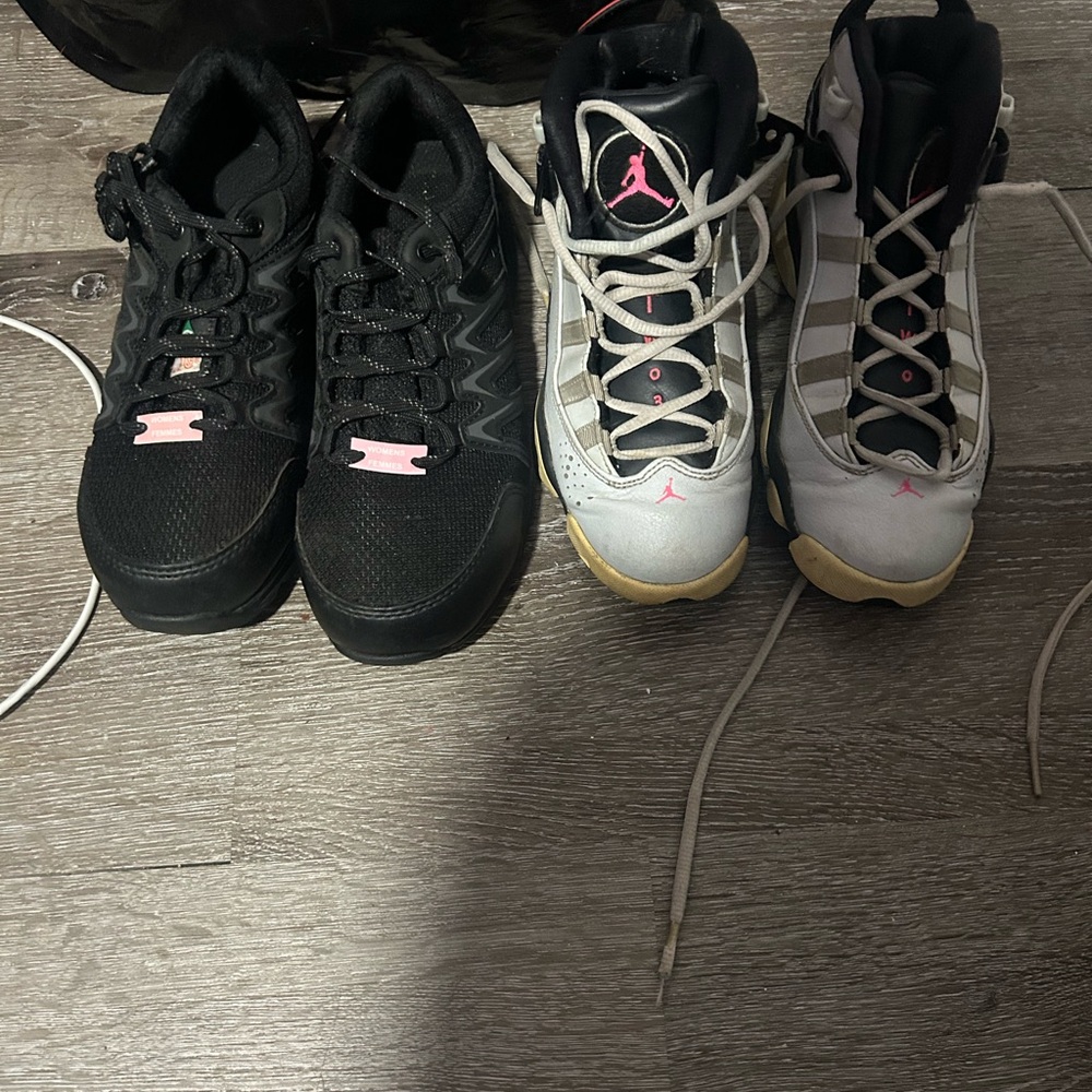 Jordan Ankle Boots in Black and White